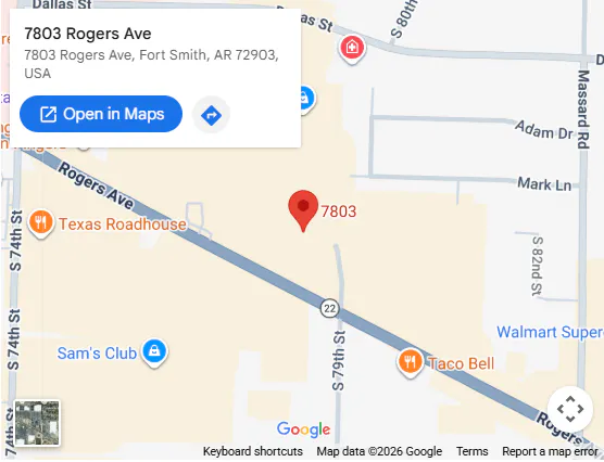 Location, 7803 Rogers Ave, Fort Smith, AR 72903, USA